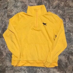 VS Pink 3/4 Zip Goldenrod Yellow XS